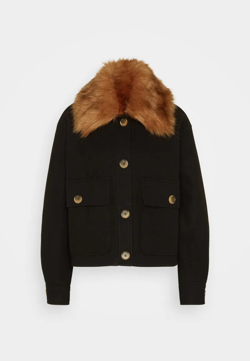 Palton scurt Lemma Short Fur - ONLY