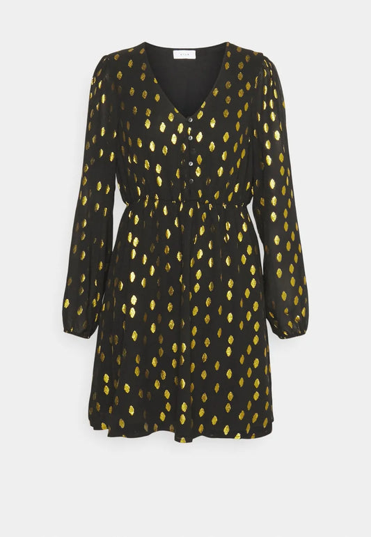 Rochie Viura Ls Foil Short Dress - VILA